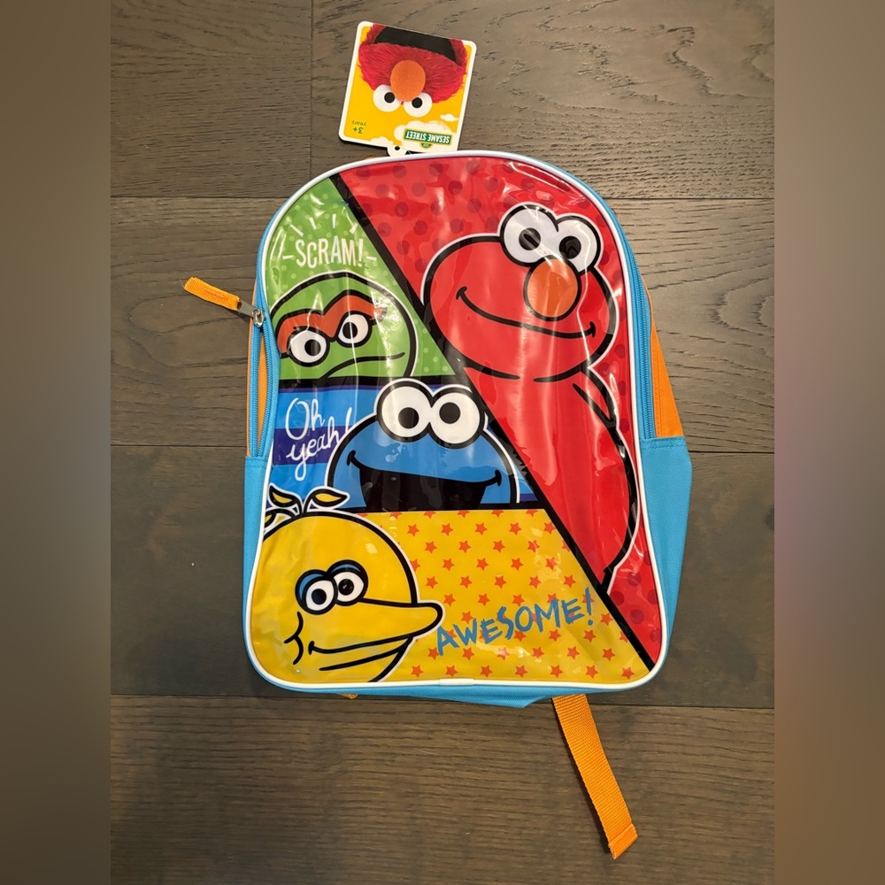 Sesame Street Elmo kids backpack NWT retail $55 USD